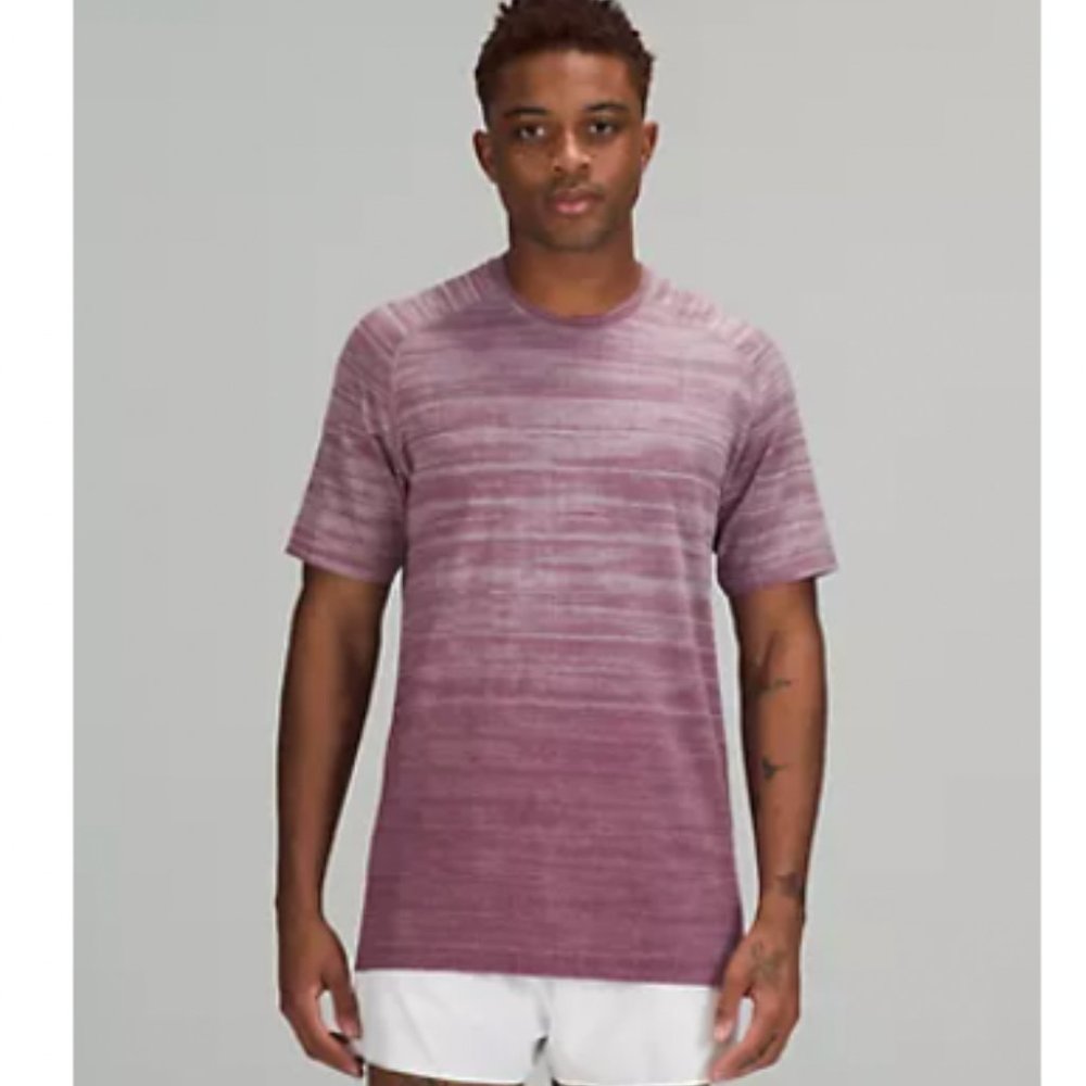 Lululemon Metal Vent Tech Short Sleeve Shirt 2.0 Plum/Dusty Rose